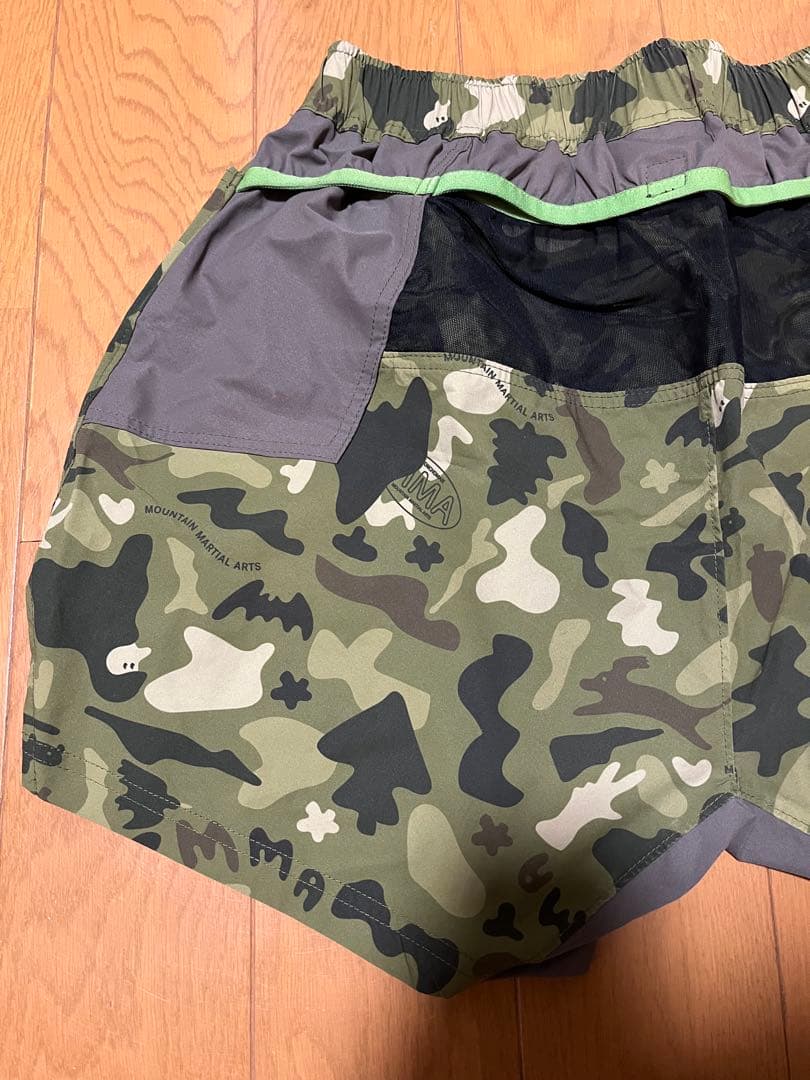 マウンテンマーシャルアーツ　MMA ランニングパンツ　カモフラ　迷彩　S