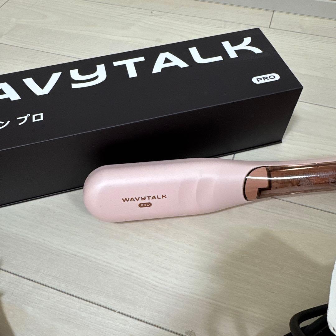 wavytalk pro ウェイビートーク　ヘアアイロン ピンク