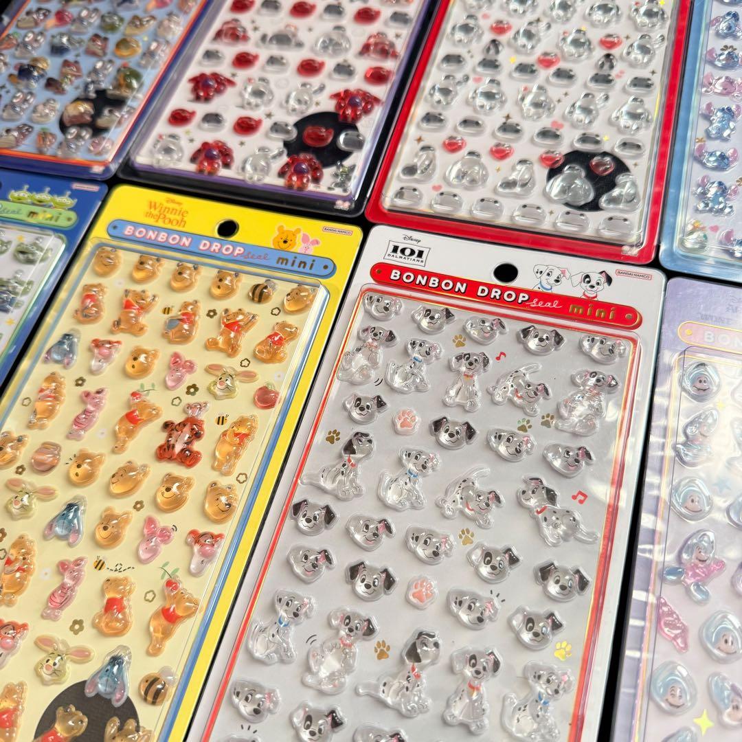 ボンボンドロップシール ディズニー mini ミニ 8種
