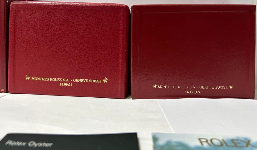 ロレックス純正デイトジャスト レディースBOX 3箱付属品計16点【ジャンク品】