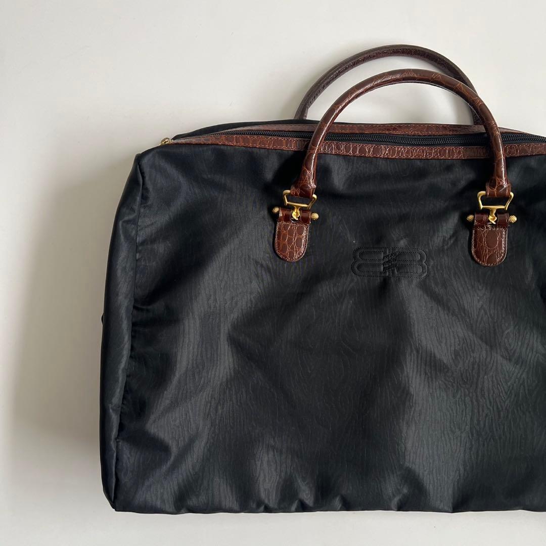 バッグ BALENCIAGA BB CROCO BOSTON HAND BAG