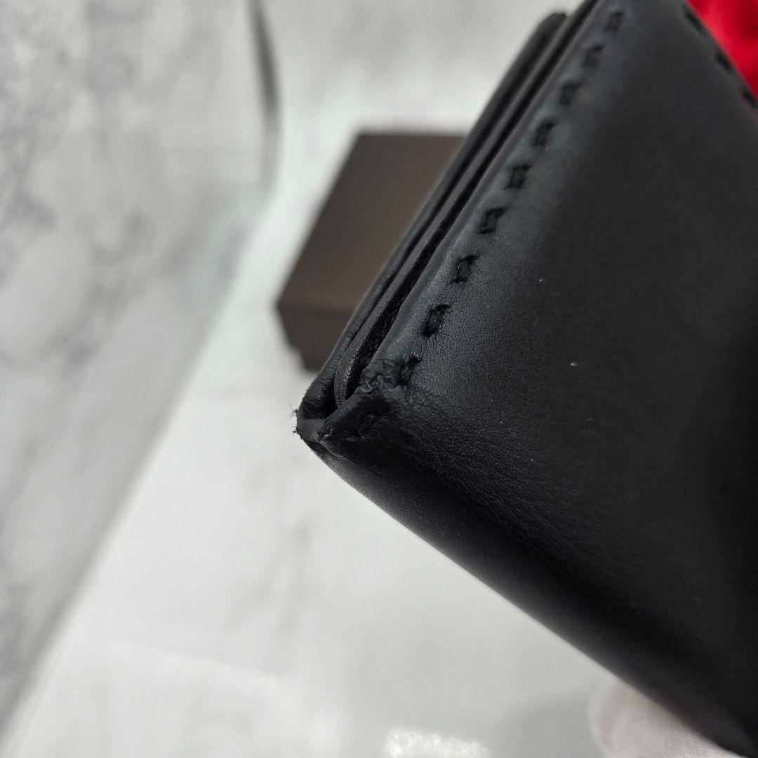 【美品】 GUCCI グッチ 長財布 財布 レザー ブラック 黒 シンプル