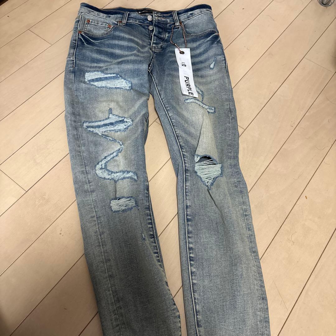 PURPLE BRAND ライトブルーデニムパンツサイズ29