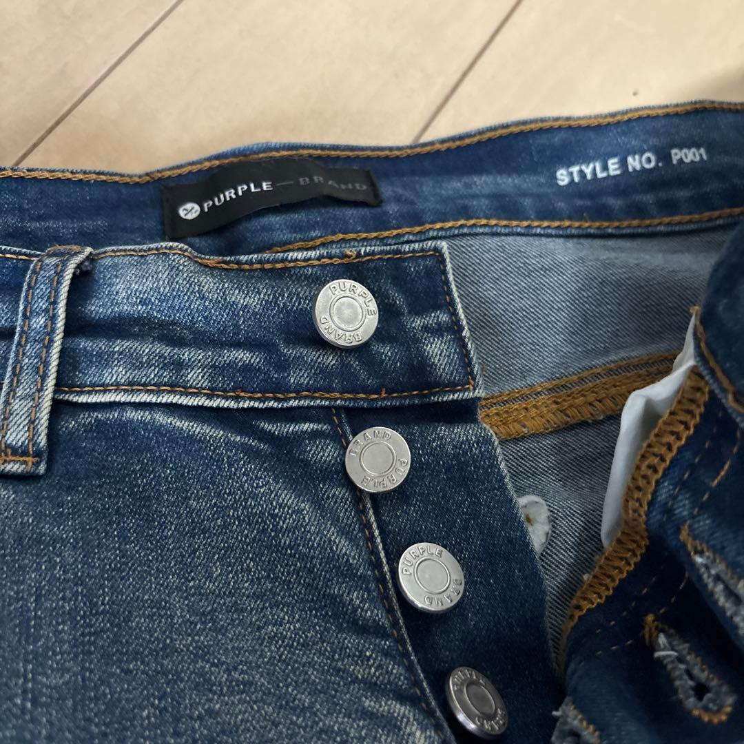 PURPLE BRAND ライトブルーデニムパンツサイズ29