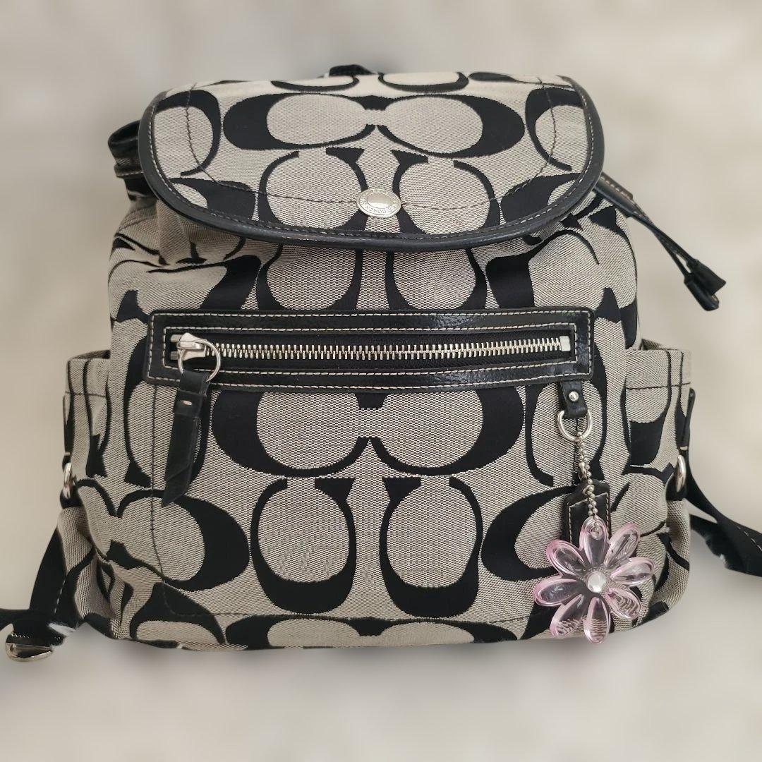 ⭐極美品⭐COACH シグネクチャー バックパック キャンバス×レザー