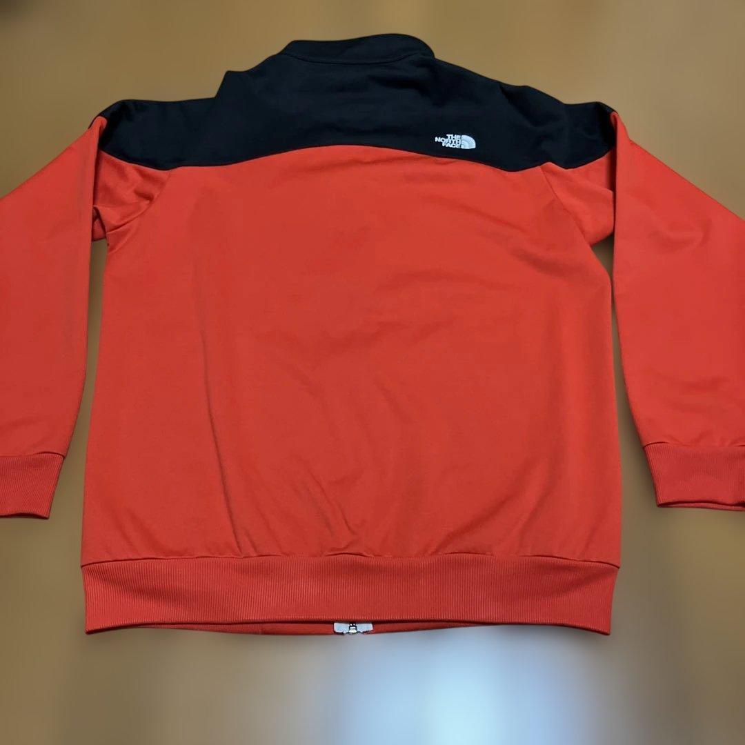 ノースフェイス トラックジャケット ジャージ XL 赤×黒