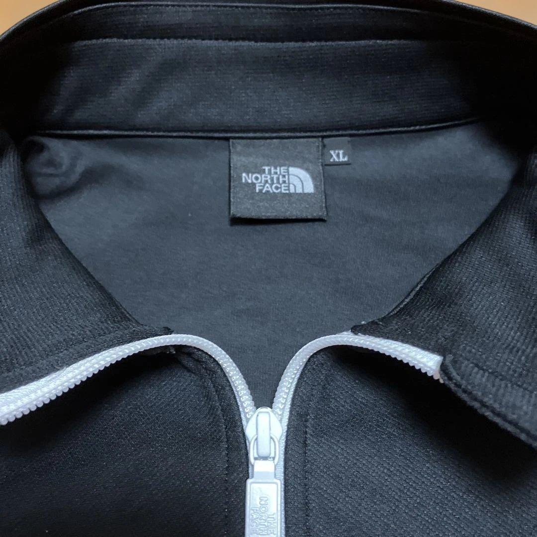 ノースフェイス トラックジャケット ジャージ XL 赤×黒