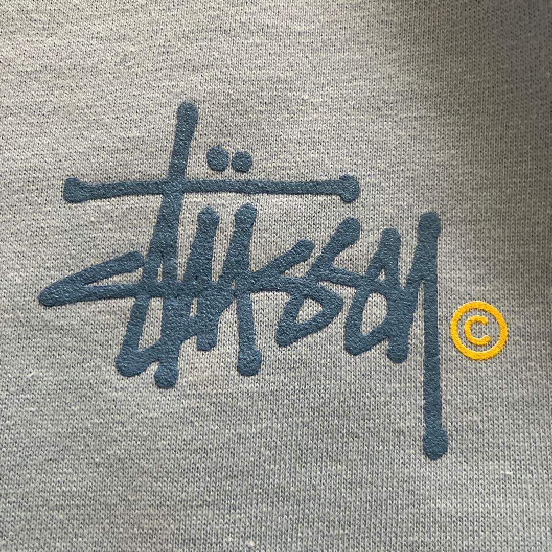 USA製　old stussy スウェット　トレーナー　レアカラー　スカイブルー