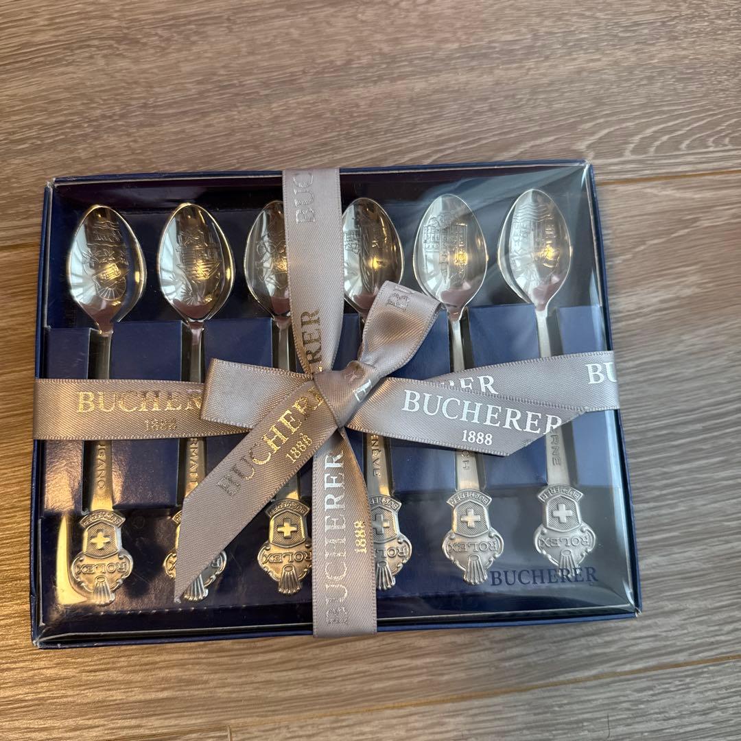 未使用 非売品 ROLEX BUCHERER カトラリースプーンセット