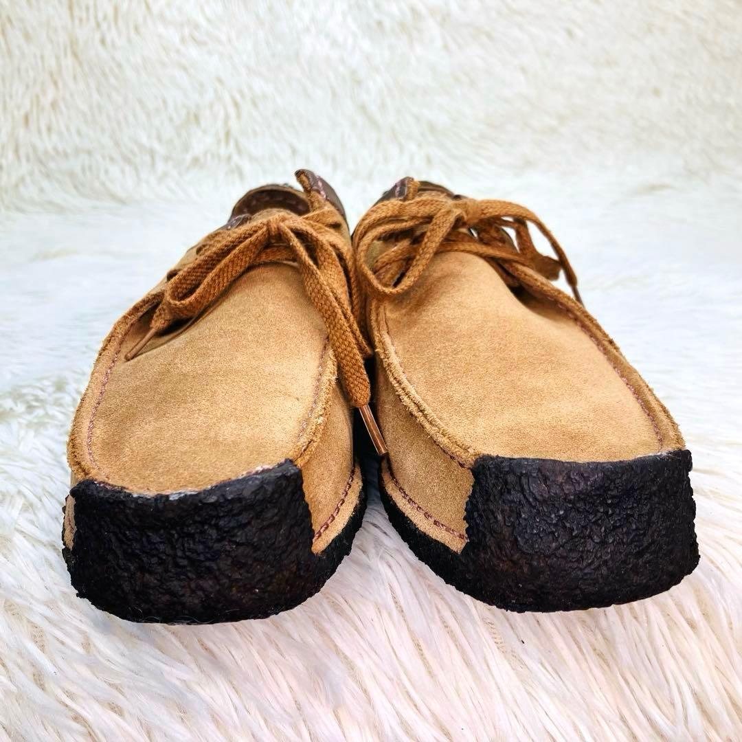 【極美品】Clarks UK4.5クラークス ナタリー ライトブラウン ワラビー