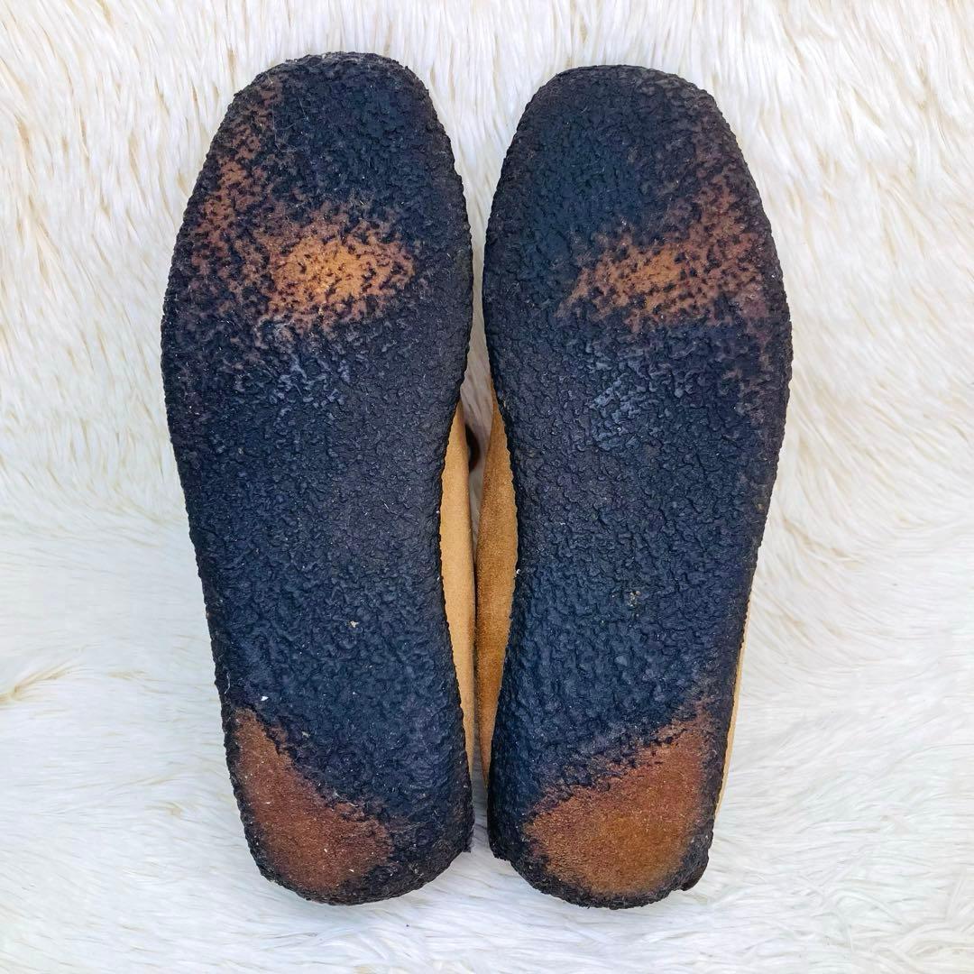 【極美品】Clarks UK4.5クラークス ナタリー ライトブラウン ワラビー