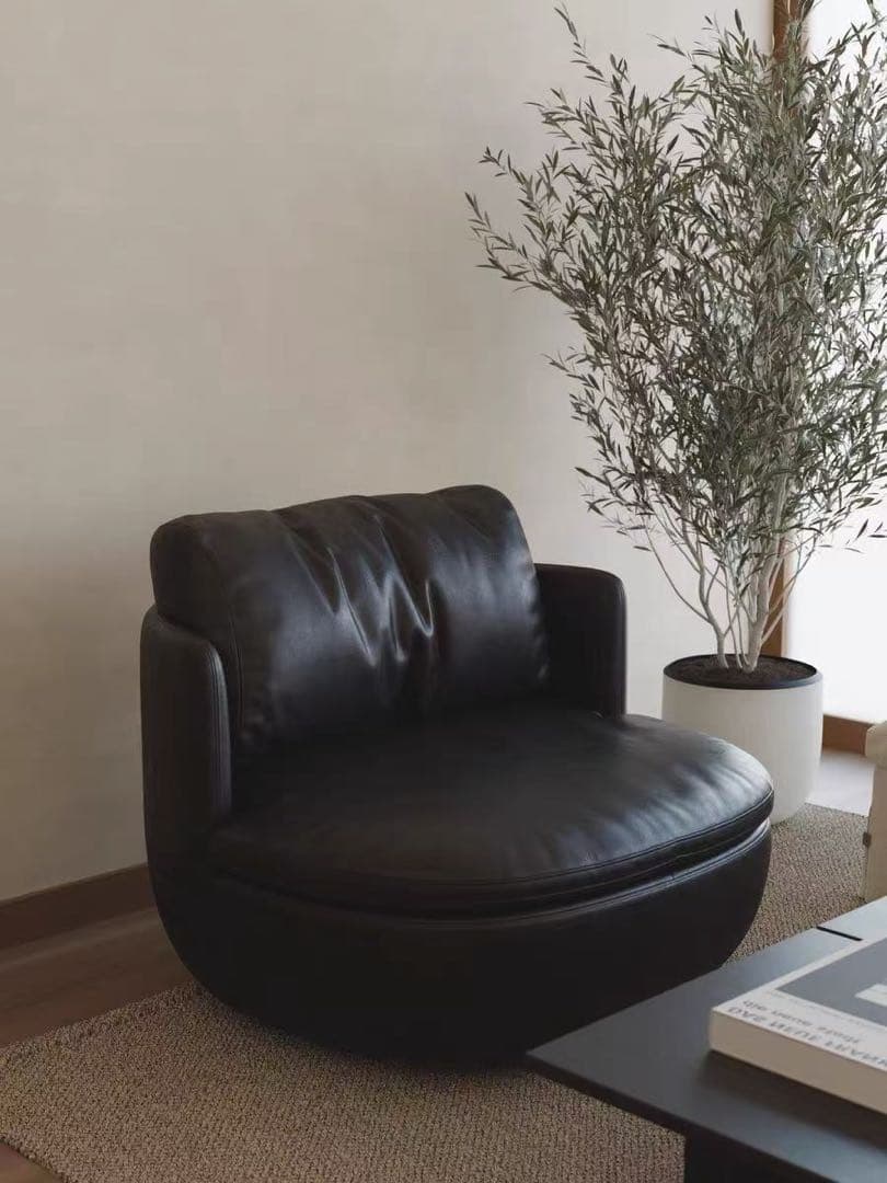 ソファ　1人用　ブラック　リラックス