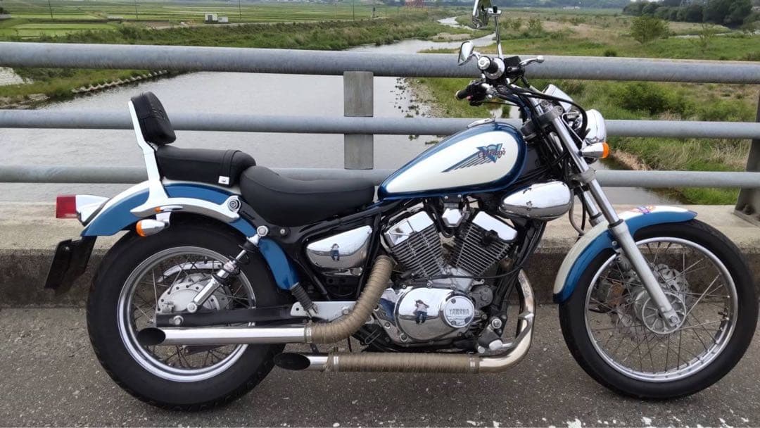 ビラーゴ250 シート3点セット フロント　リア　バックレスト　クッション