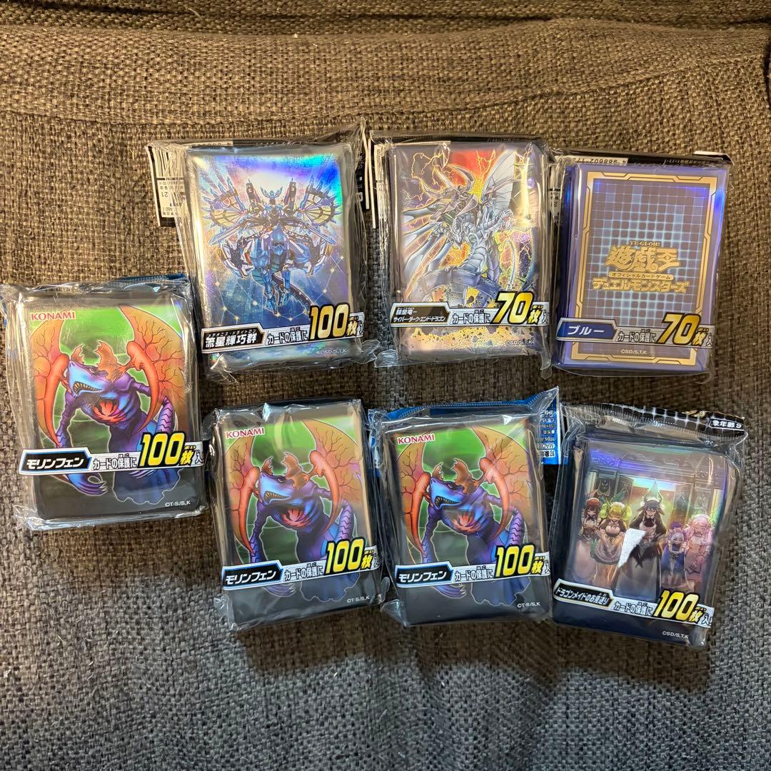 遊戯王 引退品 ストラク スリーブ まとめ売り