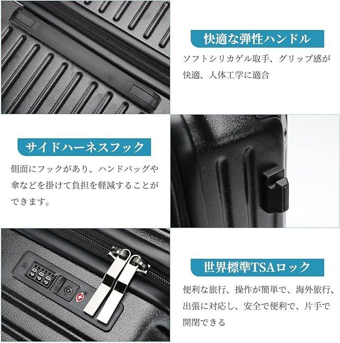 [Oritatanda] スーツケース　イエロー 約87L 大容量　６～10泊