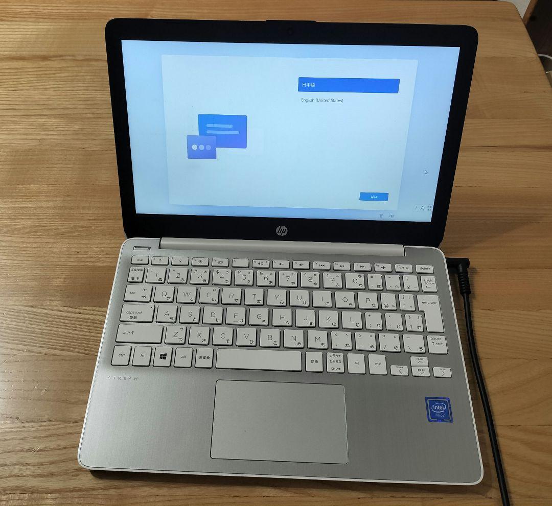 HP ノートPC ホワイト Intel搭載