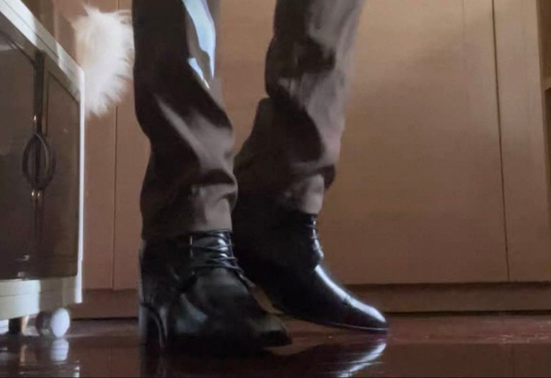 【15cm厚底ブーツ】シークレットシューズ【M】