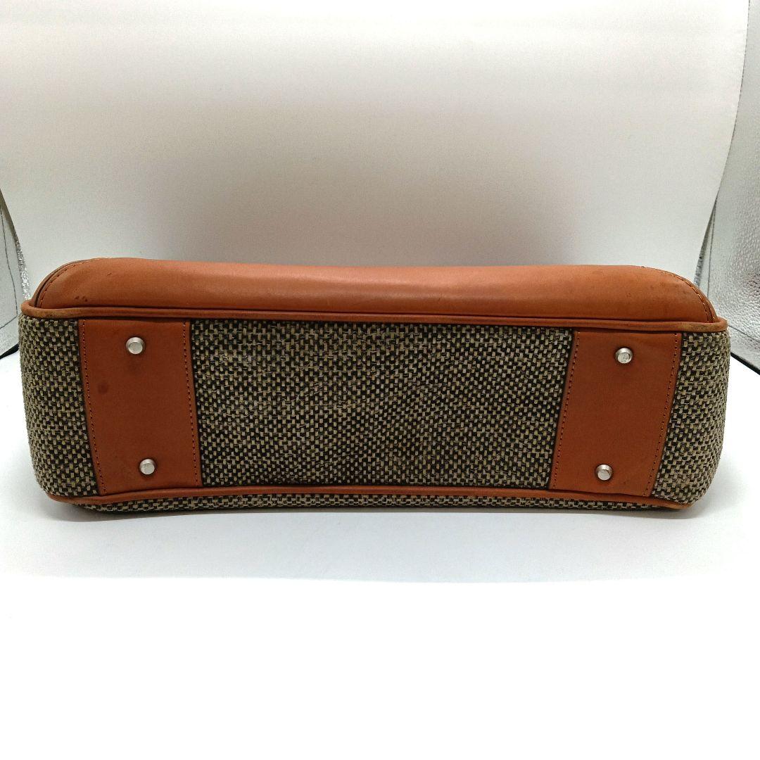 Hartmann　ブラウン ベージュ トートバッグ レザー　上291