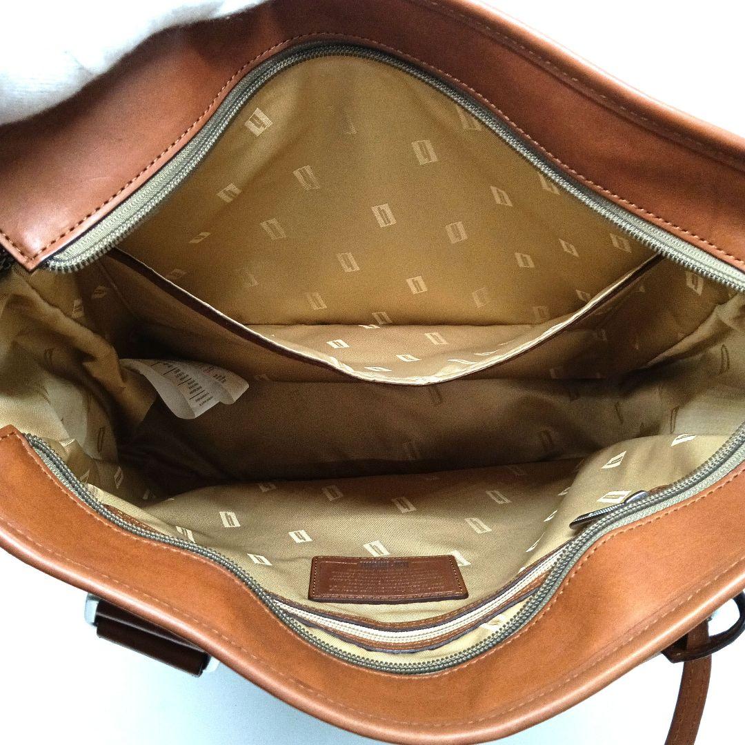 Hartmann　ブラウン ベージュ トートバッグ レザー　上291