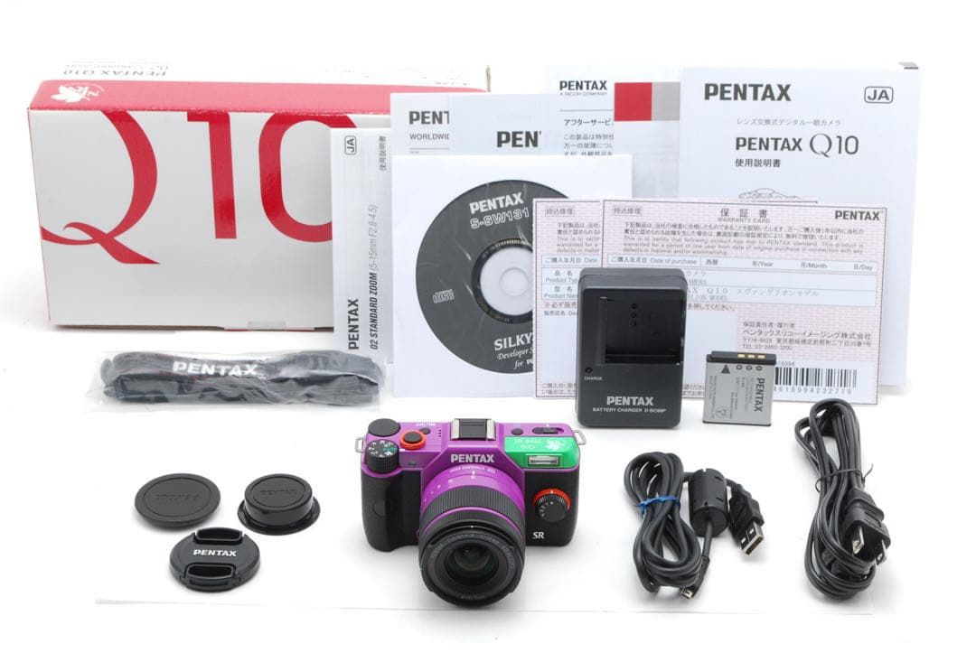 【新品】PENTAX Q10 ミラーレス　デジカメ　カメラ　エヴァ　ペンタックス