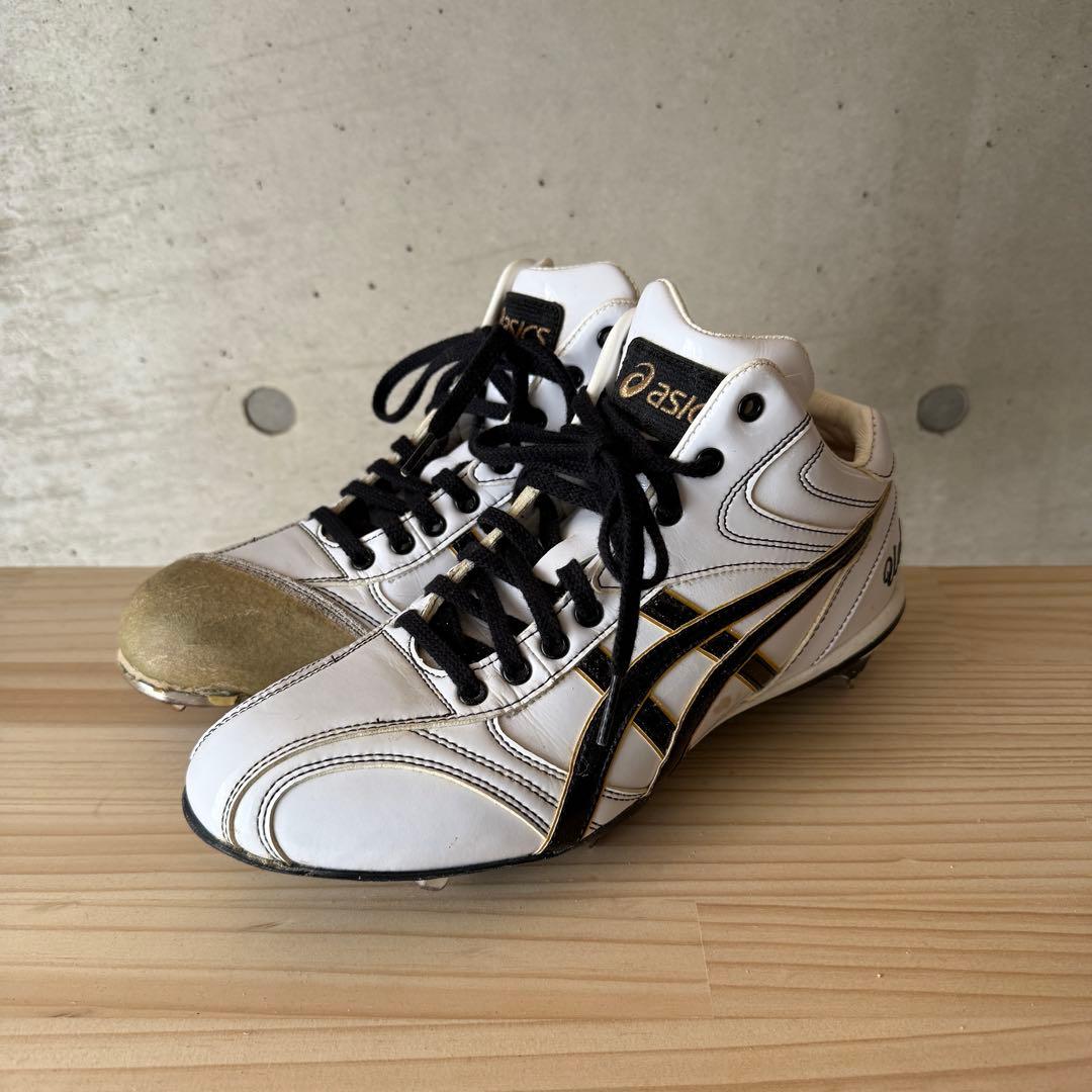 野球　アシックス　スパイク P革