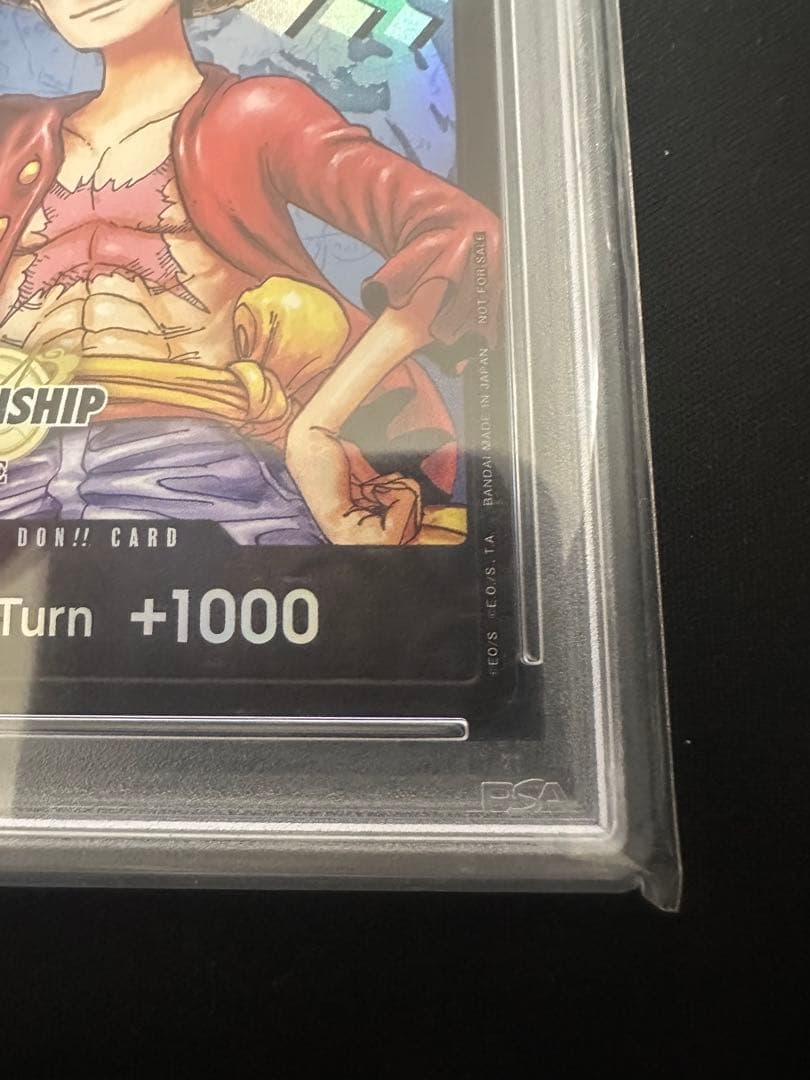 【PSA10】ワンピースカード　ルフィ　ドンカード　英語版