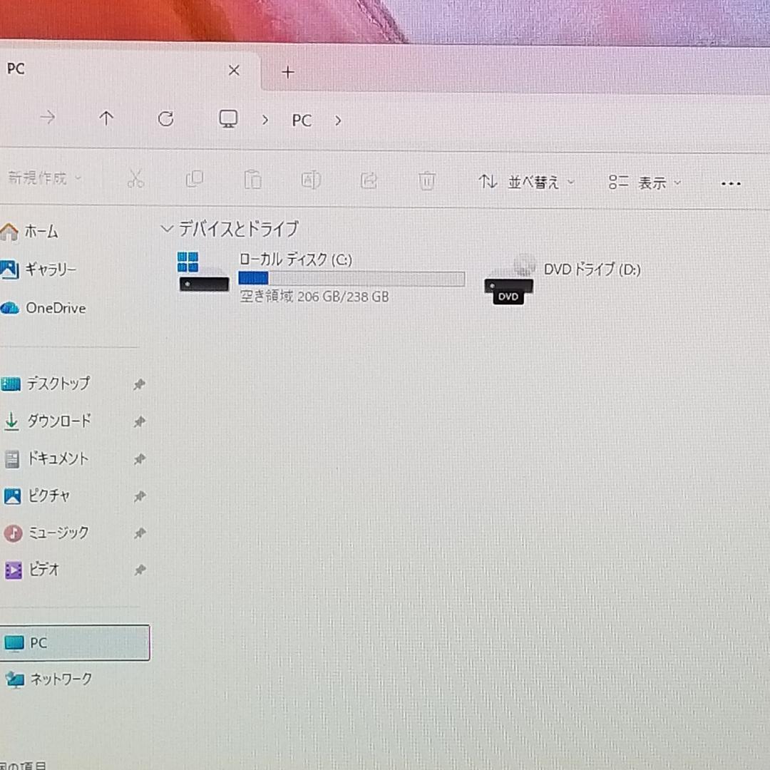 新品SSD256GB i3 Win11 デスクトップPC HP (E2594
