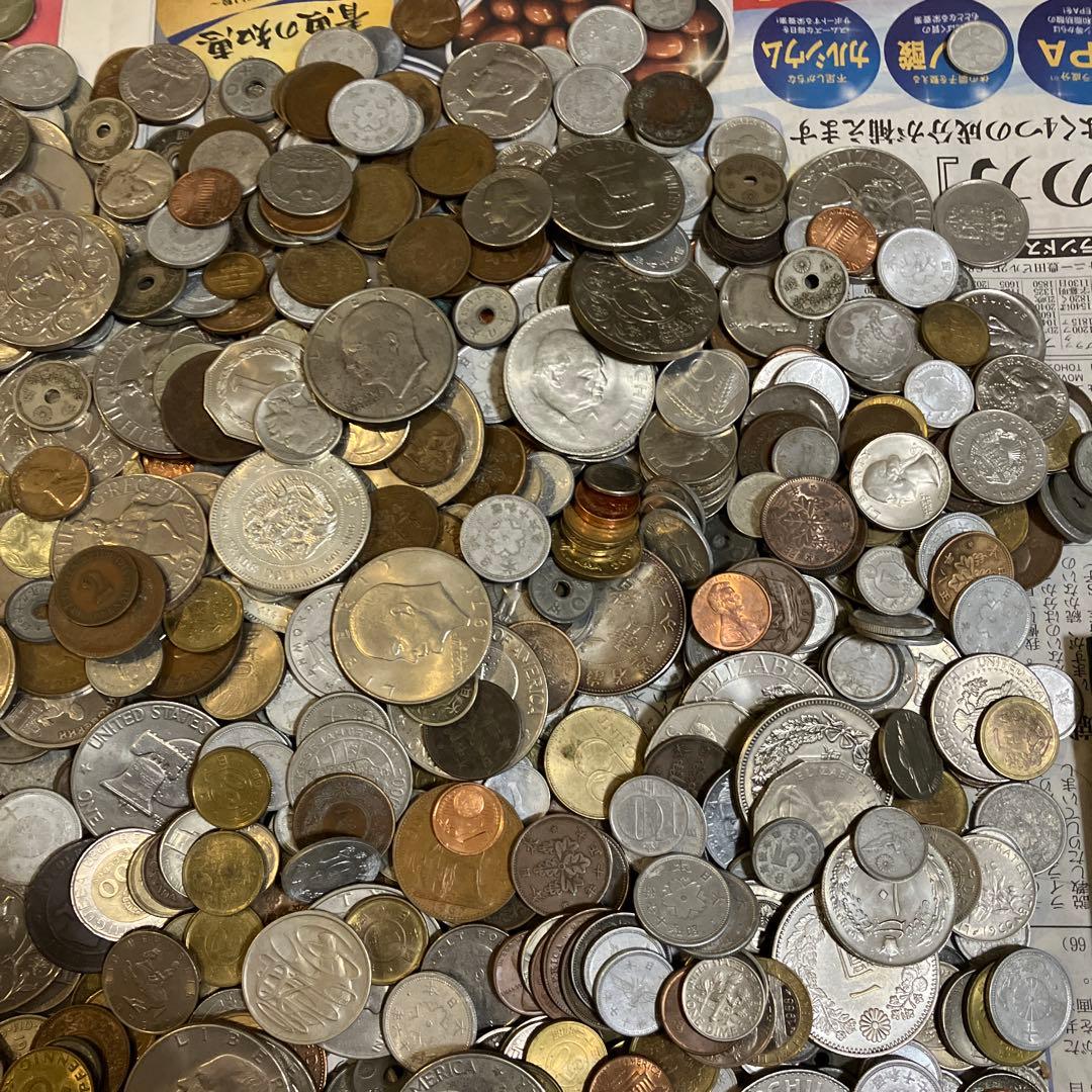 外国　日本古銭　まとめ売り　約6.3kg