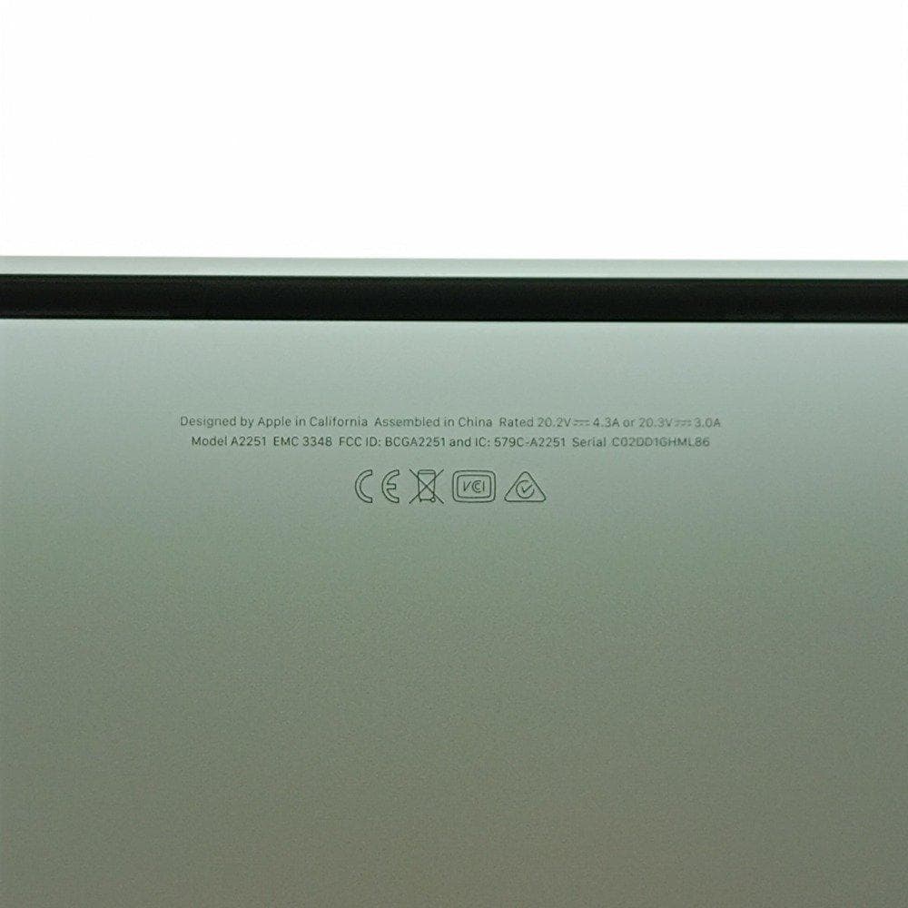 M*r様 MacBook Pro 13インチ A2251 Core i7 2.3