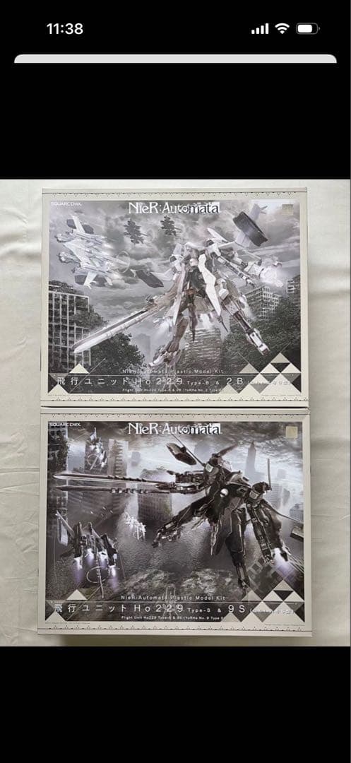 【一部開封済みのため低価格】NieR: 飛行ユニットプラモデル2B & 9S