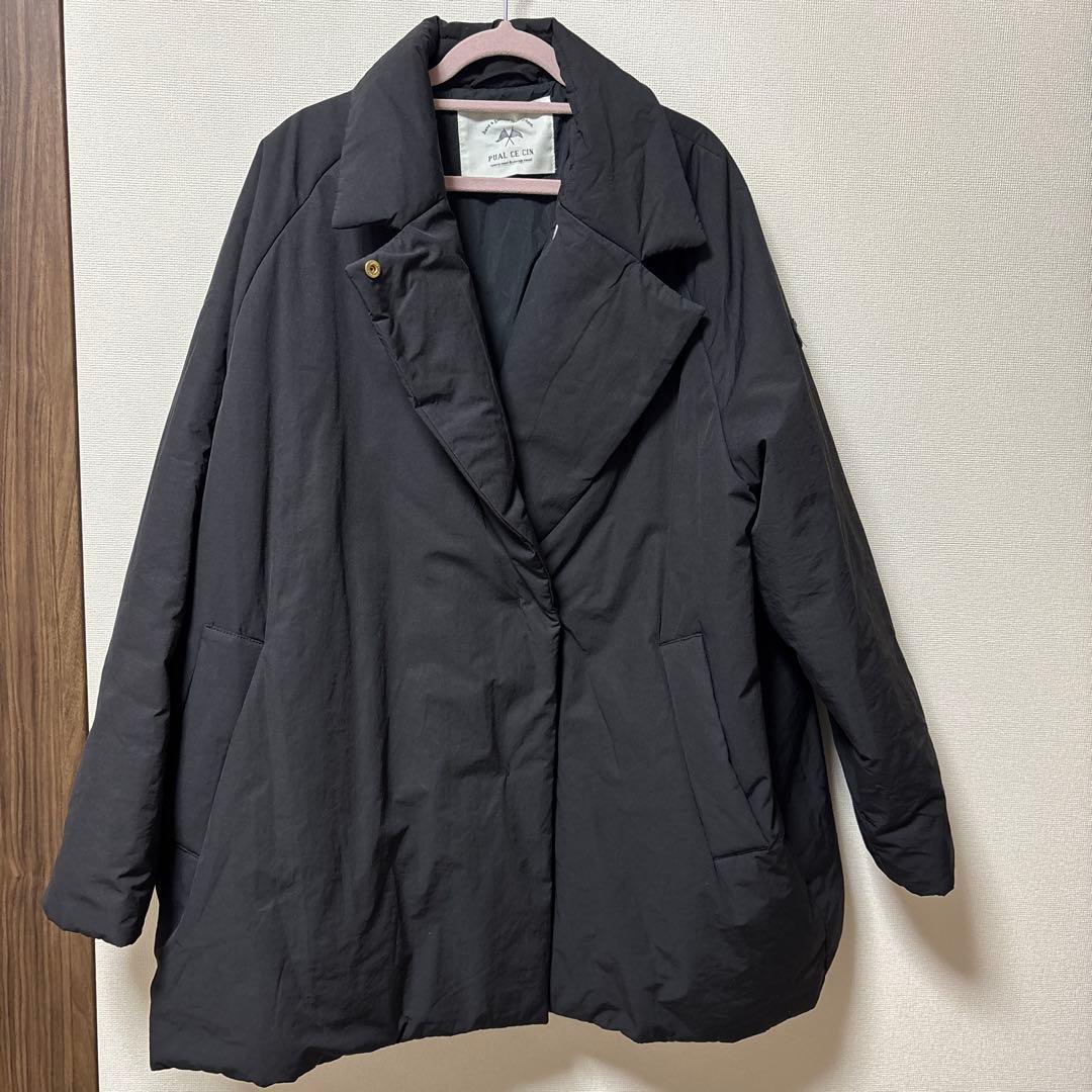 り*え様 PUAL CE CIN ブラック中綿ジャケット