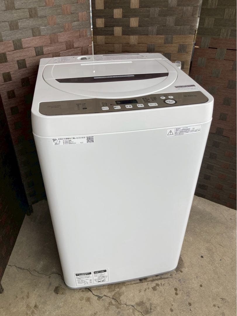 東京都23区送料込 ◆ SHARP 全自動電気洗濯機(TPS4841)