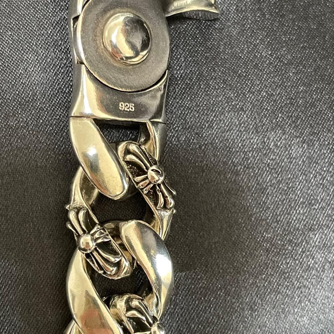 【特別製】美品　シルバー925　クロスフック　メンズ　キーホルダー　キーチェーン