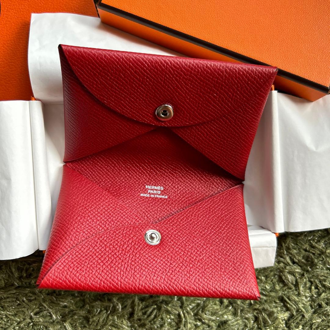 HERMES エルメス カルヴィ　カードケース　名刺入れ