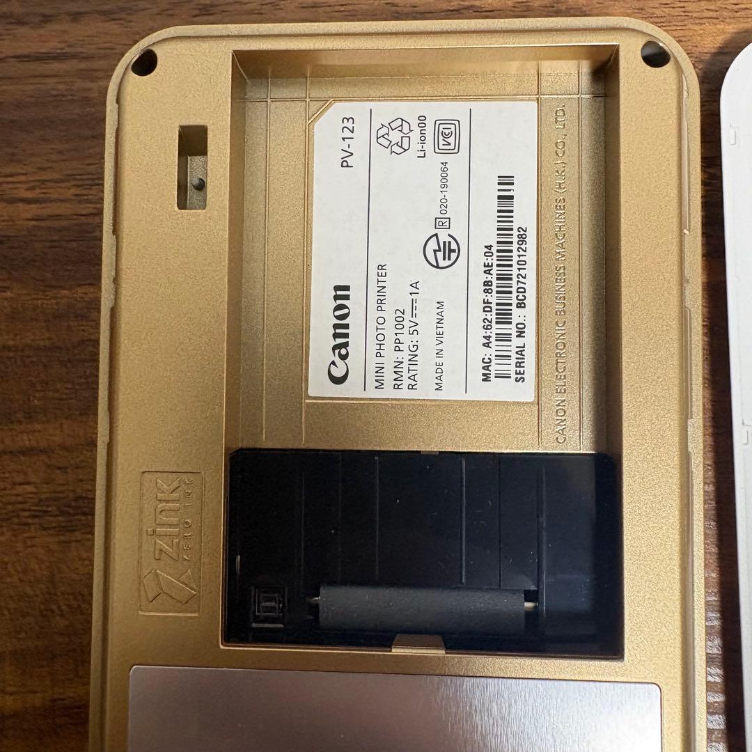 【作例有】Canon Inspic pv-123 スマホ用 ミニフォトプリンター