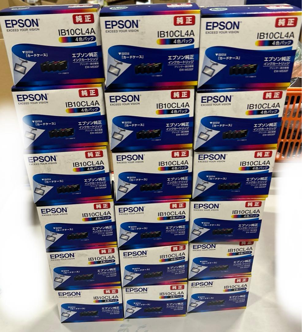 エプソン 純正 インクカートリッジ カードケース IB10CL4A 18点