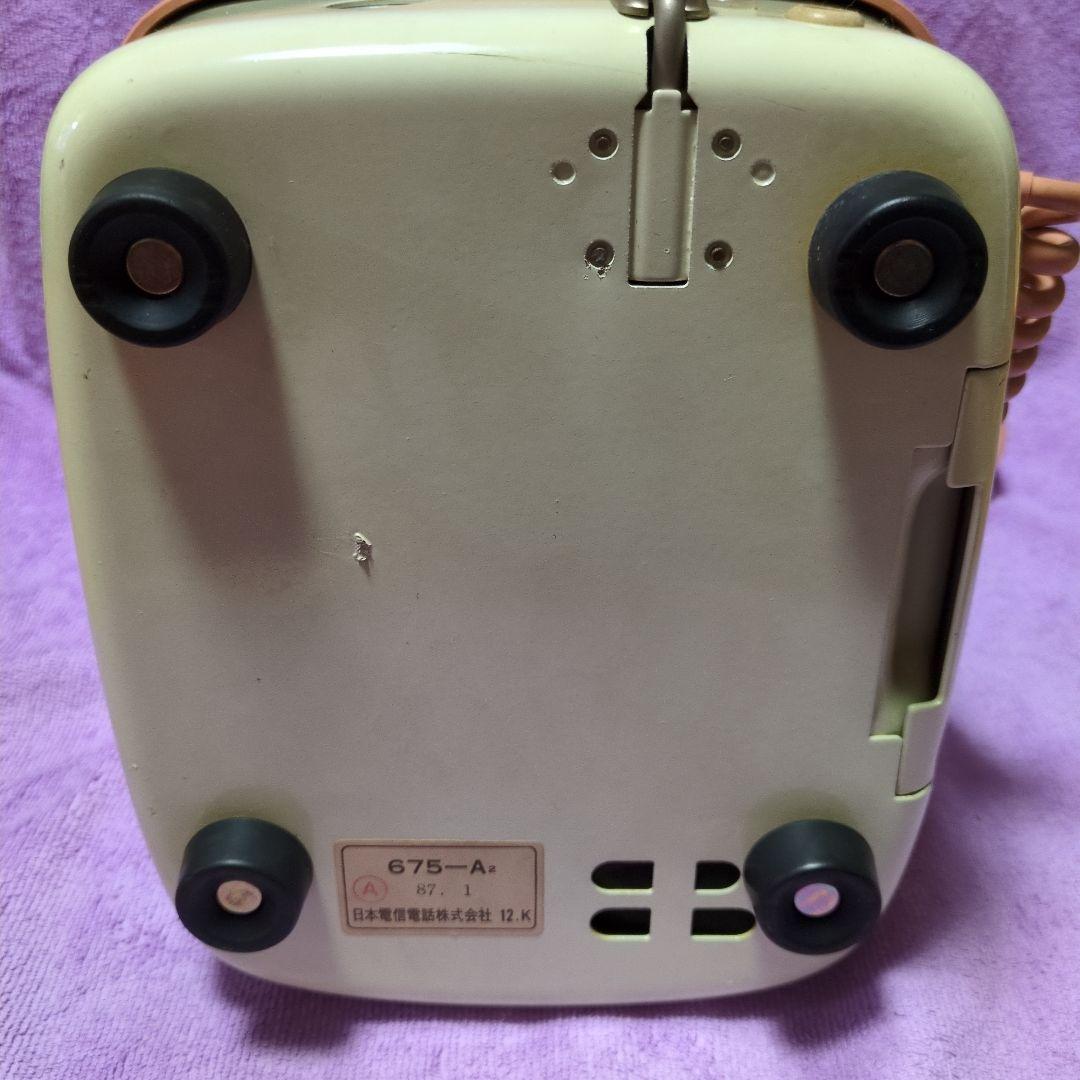 【昭和レトロ】ピンク公衆電話機／10円硬貨式ダイヤル電話