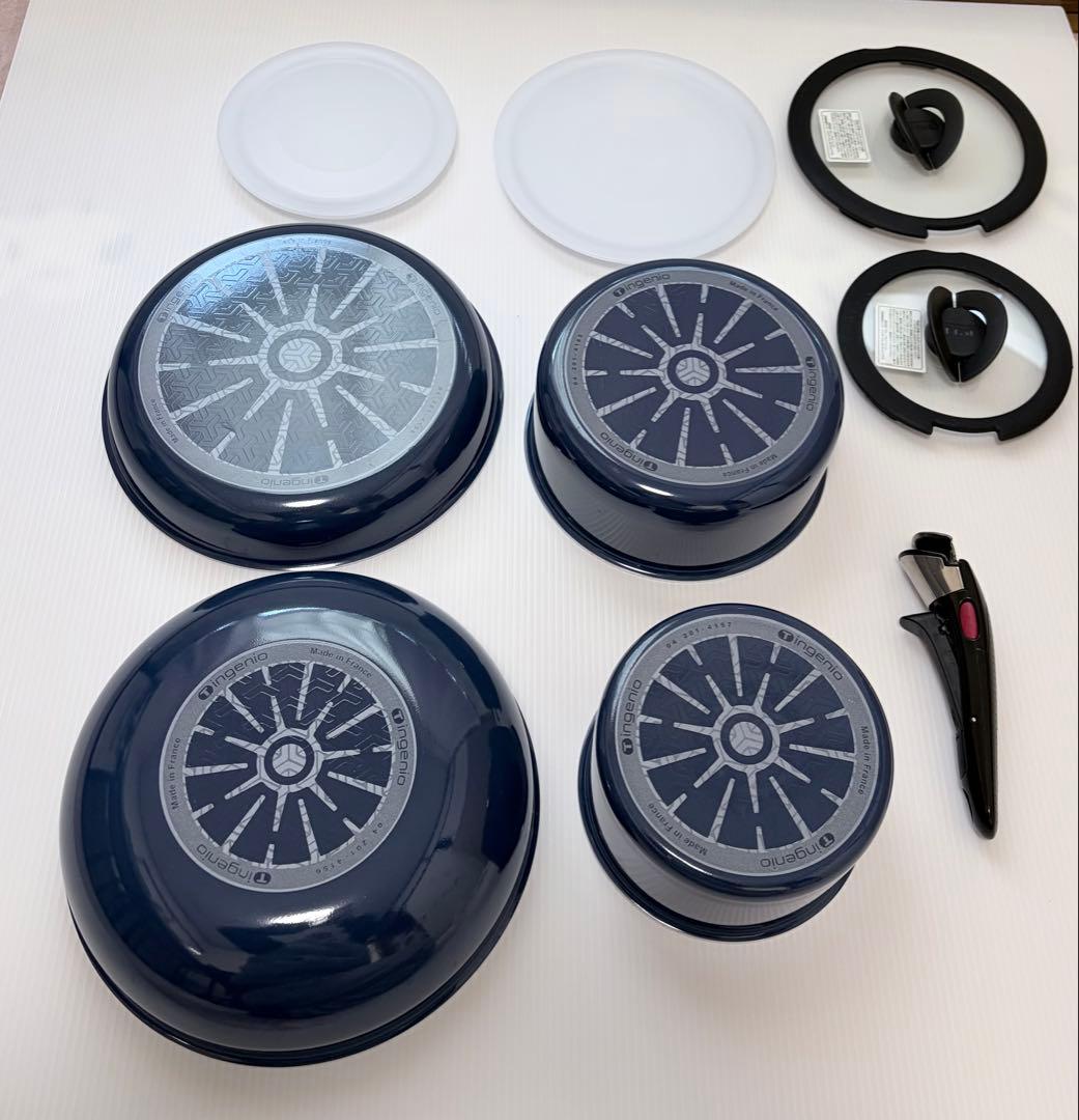 取手のとれる ティファール 鍋・フライパンセット