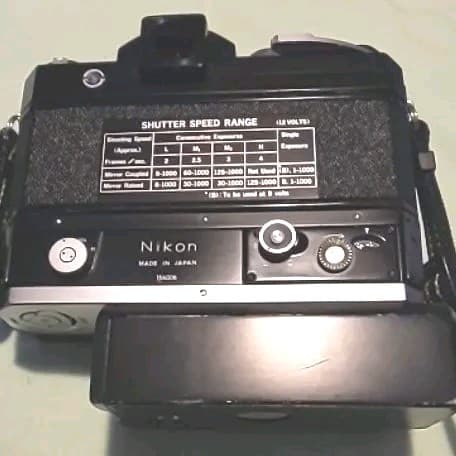 ニコンFブラック モータードライブF-36 バッテリーパワーパックMT3924付