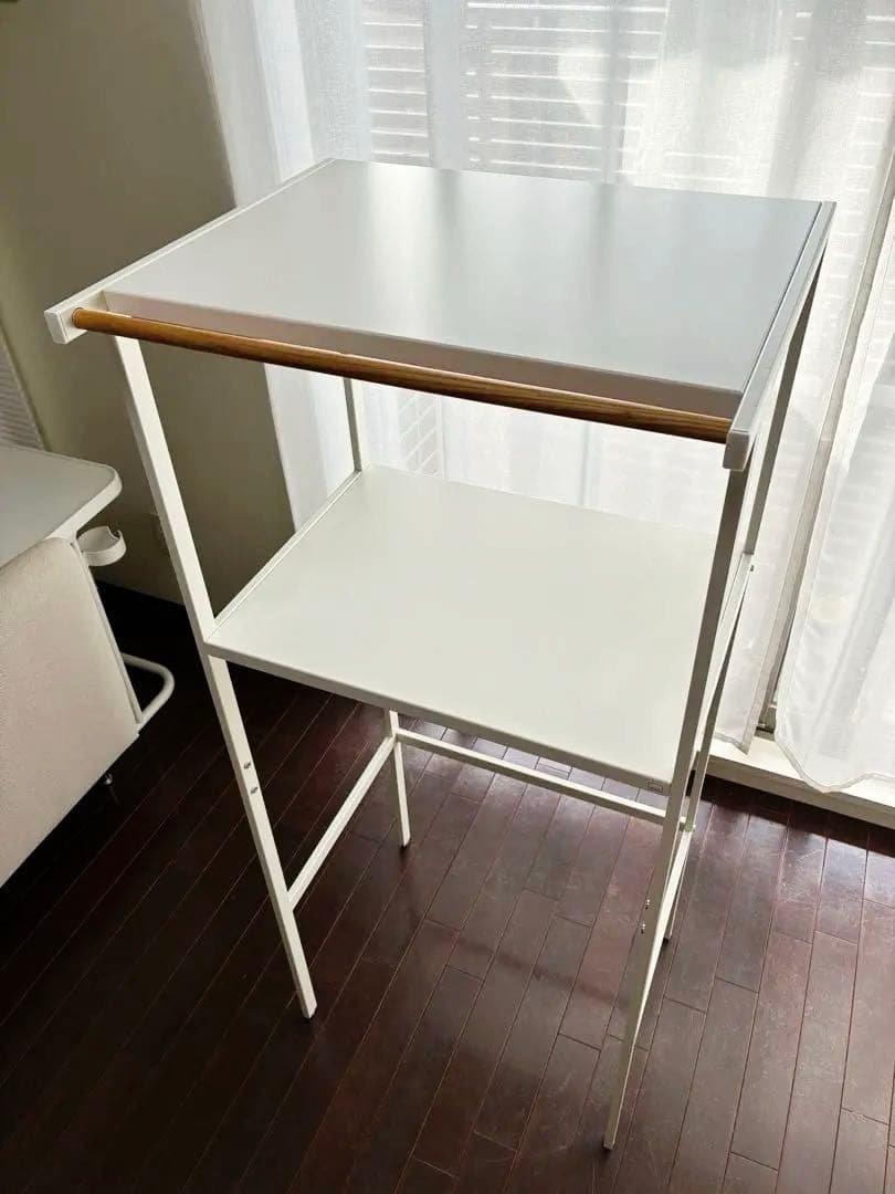 山崎実業　タワー　ゴミ箱上 ラック ホワイト