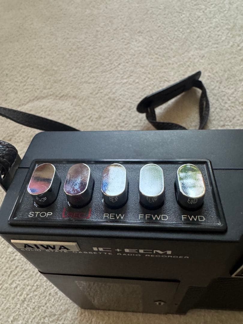 AIWA IC+ECM ポータブルカセットレコーダー tpr-501