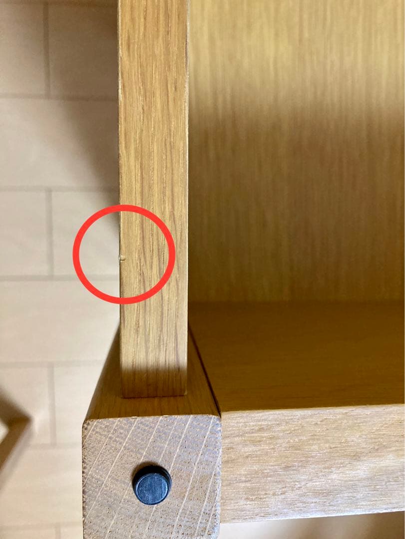 【無印良品】木製ドレッサー ミラー付き 椅子付き