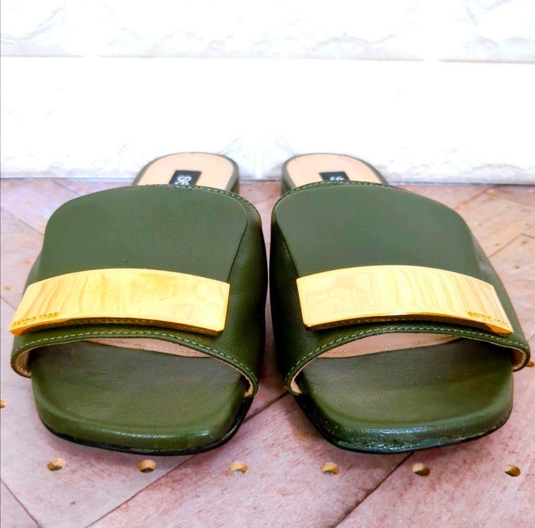 sergio rossi　セルジオロッシ　sr1　ミュール　サンダル　レザー