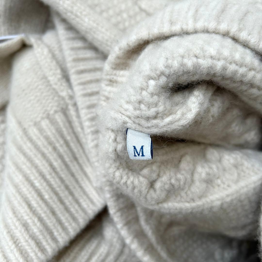 モンクレール 2023年モデル セーター ニット カシミヤ混ワッペン ケーブル
