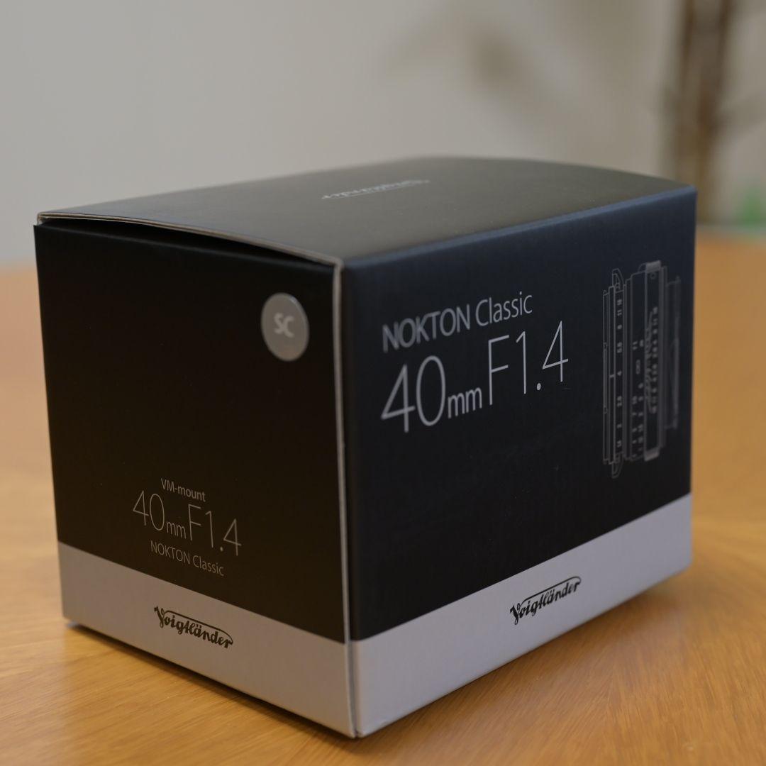 美品 NOKTON Classic 40mm F1.4 SC レンズフィルター付