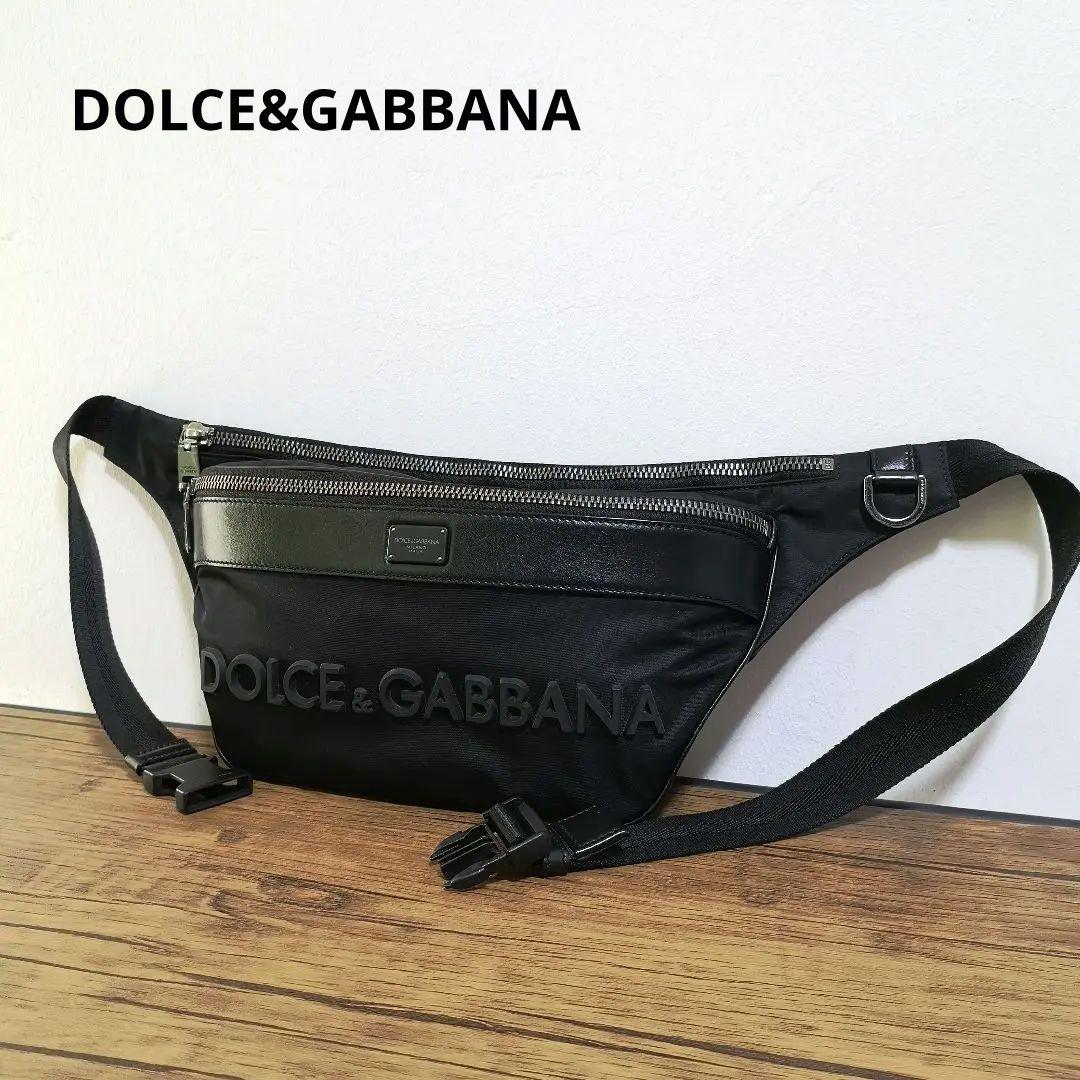 DOLCE&GABBANA ボディバッグ レザー ナイロン メンズ レディース