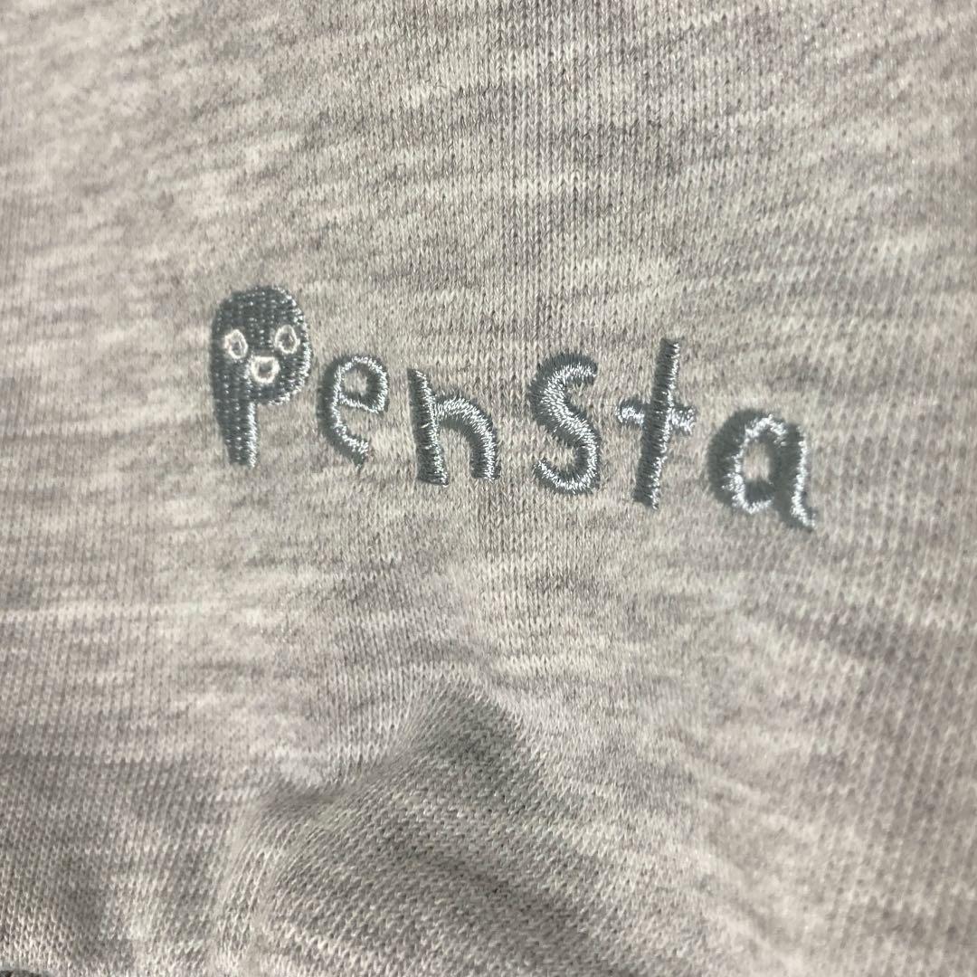 もふもふ⭐️　Suicaのペンギン　裏毛カーディガン　Mサイズ　クロ&グレー