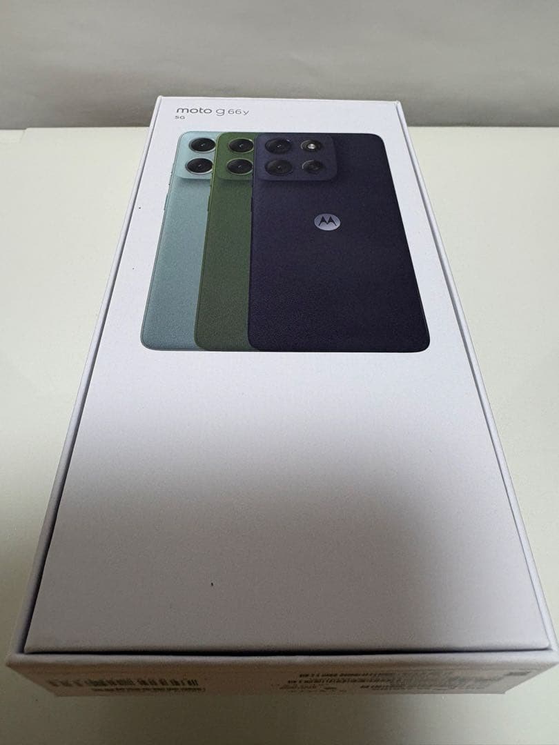 【新品未使用】moto g66y本体、グレーミスト色Motorola残債無し