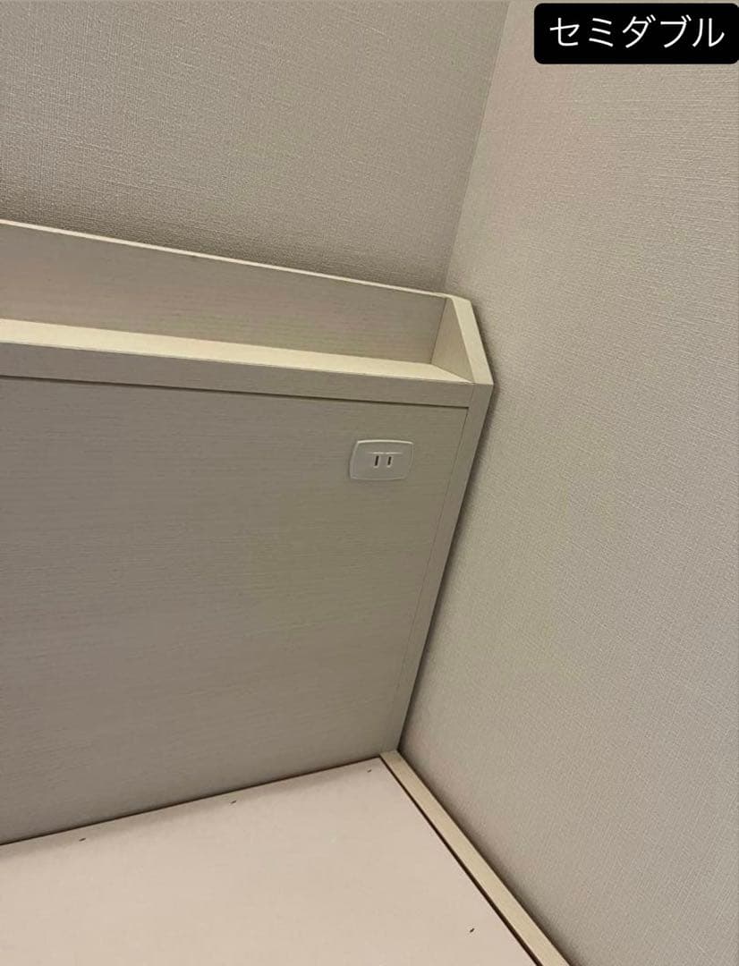 【美品/解体済/港区引取希望】ニトリ ジオチェスト ベッドフレーム セミダブル