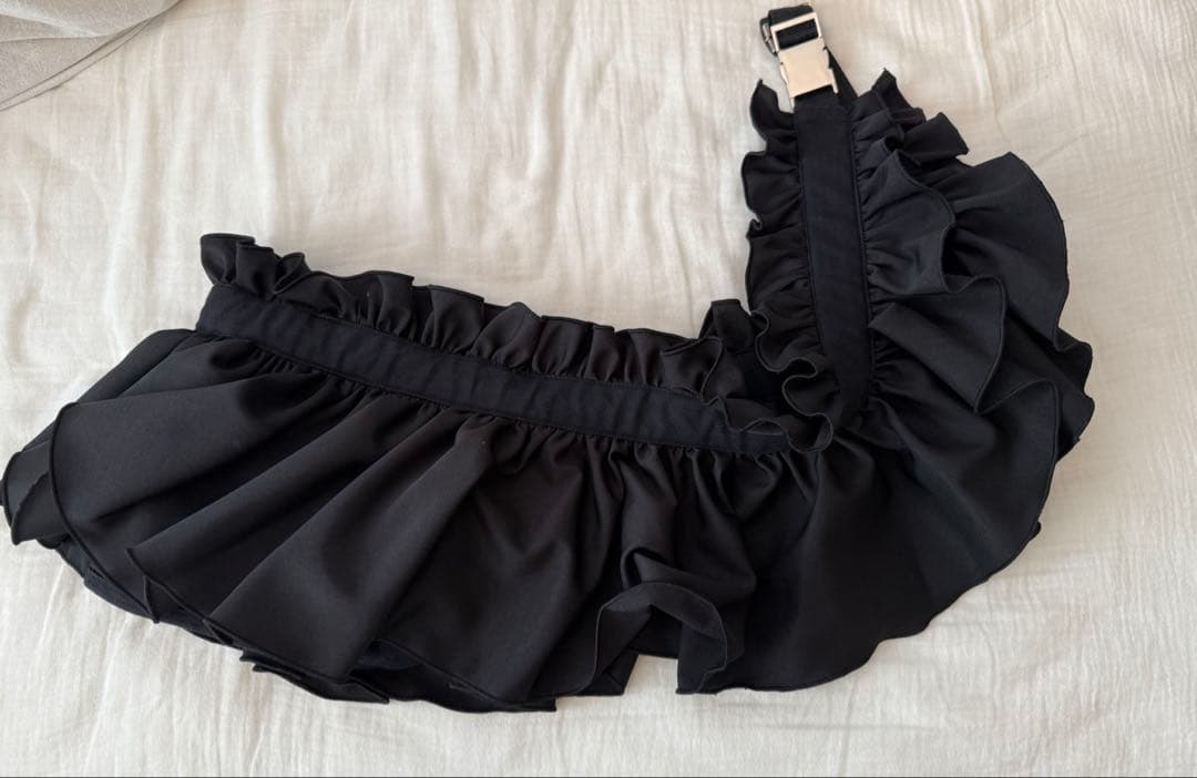 Orient millinery DORA フリルバッグ　ブラック